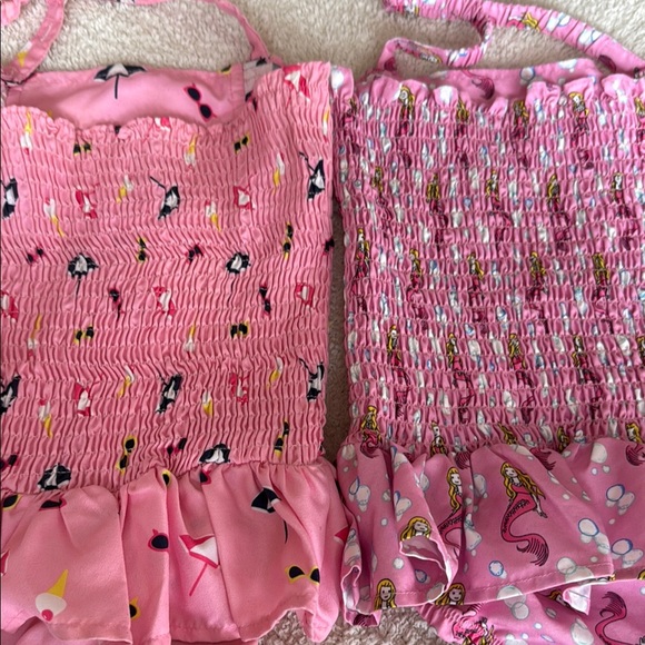 Rachel Riley Pink Ruffled Swimsuits with Fun Prints - Picture 5 of 5